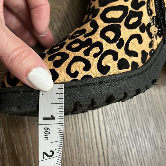 Quipid leopard animal print chunky moto boots - Picture 17 of 17